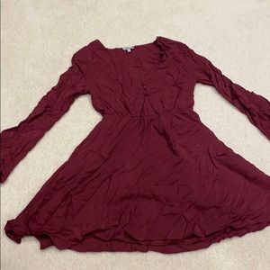 Maroon Dress